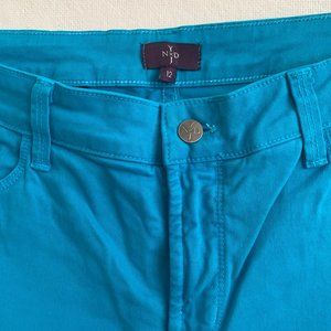 NYDJ Bright Blue Skinny Jeans, Size 12